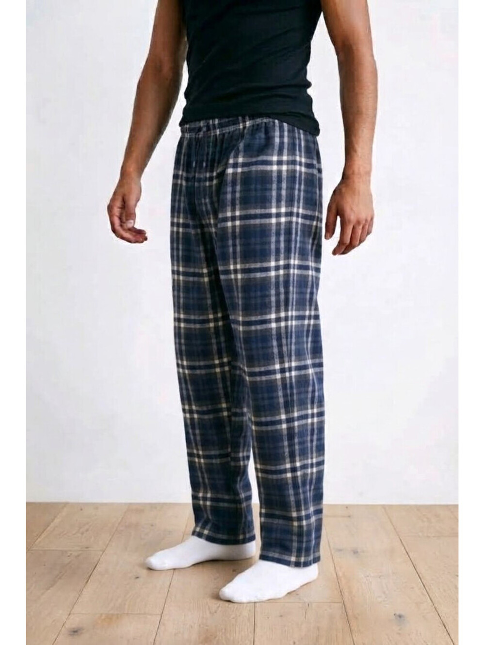 Nautica Men's Plaid Flannel Pajama Pants sz Large